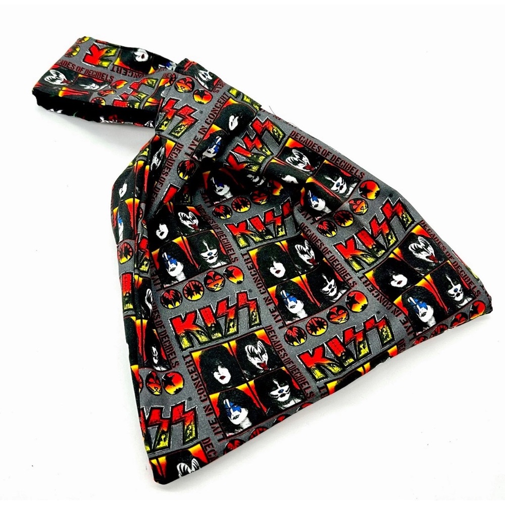 Kiss Band Graphic Wristlet - Red, Black, Yellow